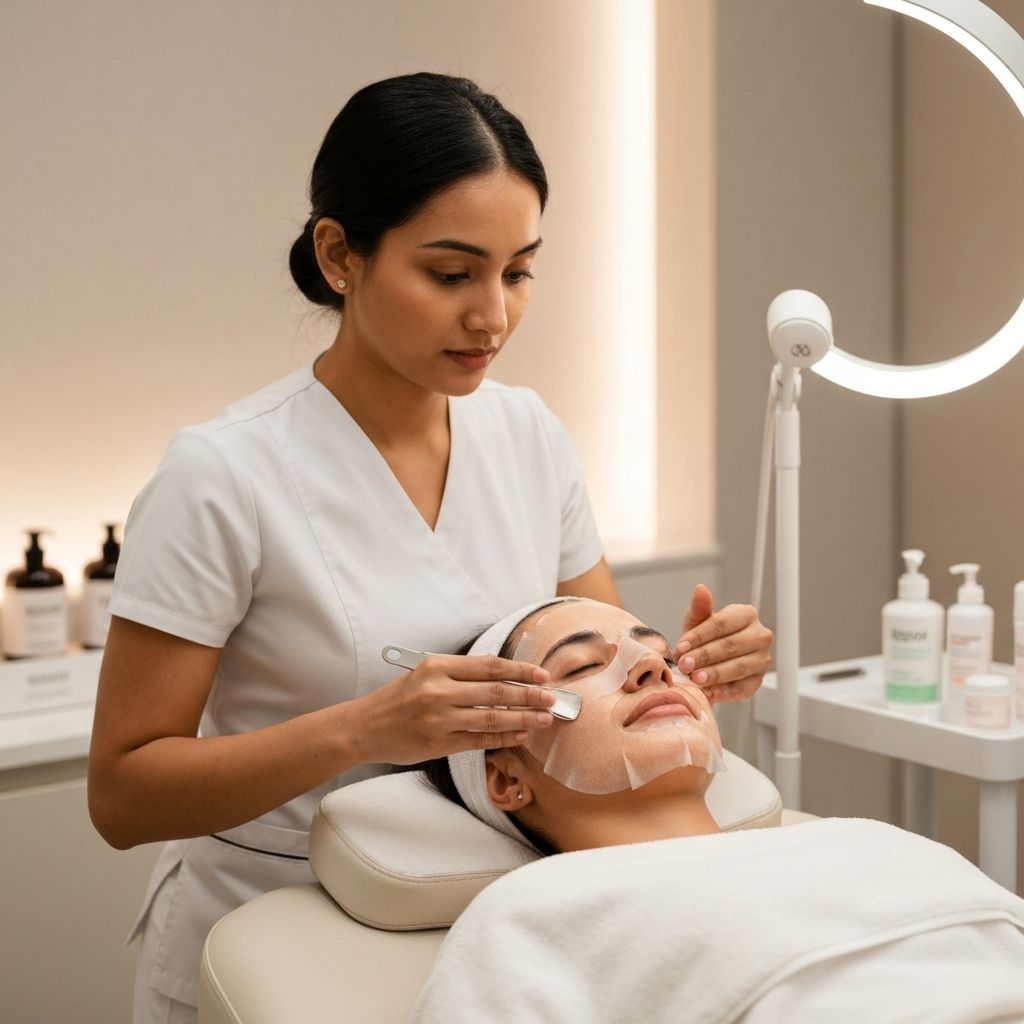 Korean facial treatment